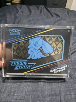 Crown Zenith Pokemon Center Elite Trainer Box New W/Protector (Please Read Desc) - Image 1