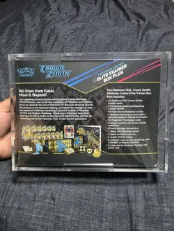 Crown Zenith Pokemon Center Elite Trainer Box New W/Protector (Please Read Desc) - Image 2
