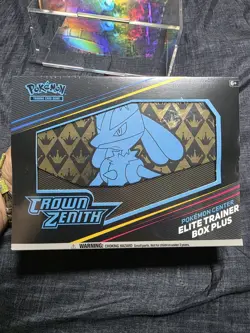 Crown Zenith Pokemon Center Elite Trainer Box New W/Protector (Please Read Desc) - Image 3