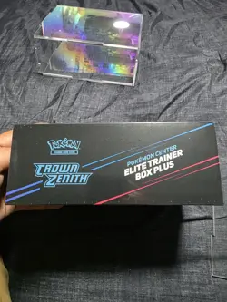 Crown Zenith Pokemon Center Elite Trainer Box New W/Protector (Please Read Desc) - Image 5