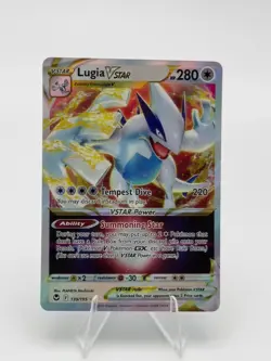 Lugia VSTAR 139/195 SWSH12: Silver Tempest Holo Pokemon TCG NM - Image 1
