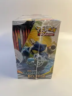 Pokemon TCG Cosmic Eclipse Booster Box Display Sealed English Sun & Moon - Image 2