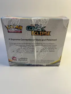 Pokemon TCG Cosmic Eclipse Booster Box Display Sealed English Sun & Moon - Image 3