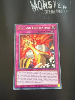 YUGIOH SUN GOD UNIFICATION RARE MZMI-EN071 1ST EDITION - Image 1