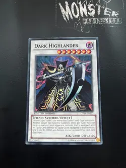 YUGIOH DARK HIGHLANDER SUPER RARE CT09-EN007 LIMITED EDITION - Image 1
