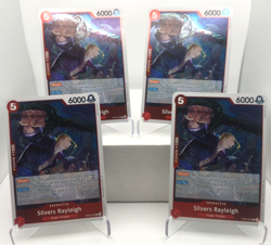 Silvers Rayleigh Playset - OP09-005 x4 - PRB02 Reprint - One Piece TCG - English - Image 1