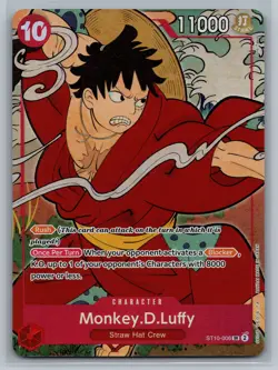 One Piece #ST10-006 Monkey.D.Luffy (English Version 1st Anniversary Set) - Image 1
