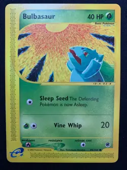 BULBASAUR - 095/165 - EXPEDITION BASE SET - POKEMON CARD - LP - Image 1