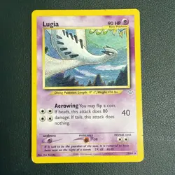 Lugia 20/64 Neo Revelation Pokemon Card Regular Rare Moderately Played MP - Image 1