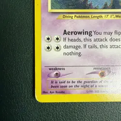 Lugia 20/64 Neo Revelation Pokemon Card Regular Rare Moderately Played MP - Image 5