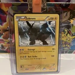 Zekrom 50/99 (Non-Holo) Next Destinies - Pokemon Card TCG Light Play - Image 4