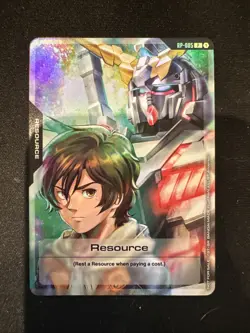 Gundam Card Game RP-005 Unicorn Resources Rare Foil - Image 1