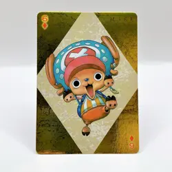 One Piece Chopper Kawaii Golden Playing Cards Jump Festa Anime Manga Japan - Image 1
