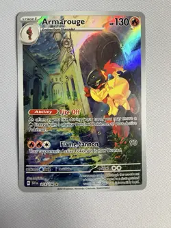Pokemon TCG Armarouge Holo Card 203/198 SV01 Scarlet & Violet Base Set NM - Image 1