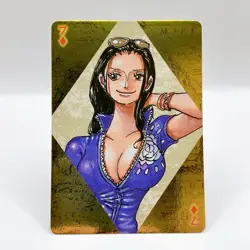 Nico Robin Kawaii One Piece Golden Playing Cards Jump Festa Anime Manga Japan - Image 1