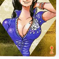 Nico Robin Kawaii One Piece Golden Playing Cards Jump Festa Anime Manga Japan - Image 5