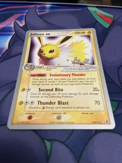 Jolteon ex 109/113 WORLD CHAMPIONSHIP 2006 (Jimmy Ballard) Pokemon Card - NM - Image 3
