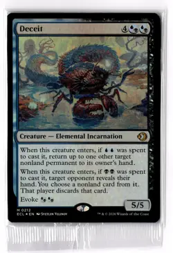 Deceit 212 Lorwyn Eclipsed Foil NM SEALED - Image 1