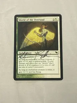MTG Shield of the Oversoul Artist Proof and Signature Signed Belledin - Image 1