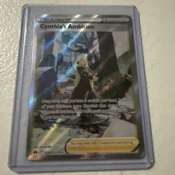 Cynthia's Ambition GG60/GG70 Crown Zenith: Galarian Gallery Holo Trainer Pokemon - Image 3