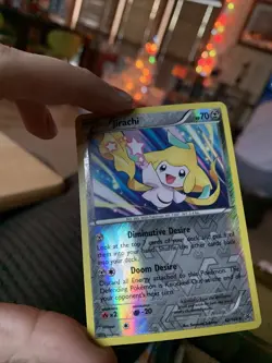 Pokemon TCG Jirachi Roaring Skies 42/108 1st Edition Reverse Holo Holo Rare - Image 3