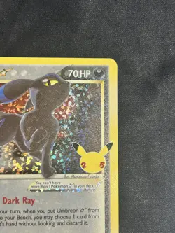Umbreon Gold Star 17/17 NM Celebrations Pokemon TCG Classic Collection FAST SHIP - Image 3