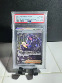 2023 POKEMON OBF EN-OBSIDIAN FLAMES SPECIAL ILLUSTRATION RARE #226 GEETA PSA 10 - Image 1