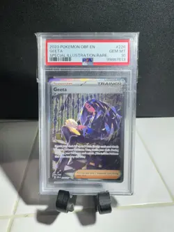 2023 POKEMON OBF EN-OBSIDIAN FLAMES SPECIAL ILLUSTRATION RARE #226 GEETA PSA 10 - Image 3