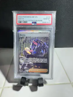 2023 POKEMON OBF EN-OBSIDIAN FLAMES SPECIAL ILLUSTRATION RARE #226 GEETA PSA 10 - Image 5