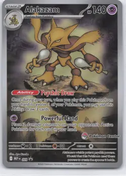 Alakazam - (Pokemon Center Exclusive) Promo ME: Mega Evolution Promo 009 NM - Image 1
