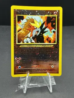 Pokemon TCG WOTC Entei 34 Movie Black Star Promo Reverse Holo 1995-2001 - Image 1
