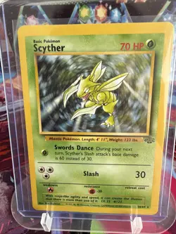 Pokemon TCG Scyther Jungle Set 26/64 1999 Rare! Never Played, NM! - Image 1