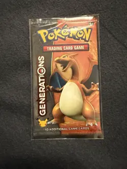 2016 Pokemon Generations Charizard Art Booster Pack Sealed, Brand New - Image 1