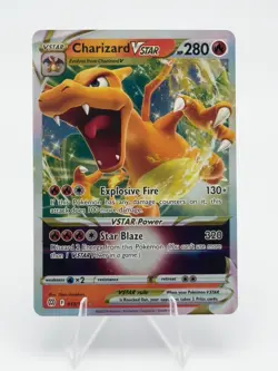 Charizard VSTAR 018/172 SWSH09: Brilliant Stars Holo Pokemon TCG NM - Image 1