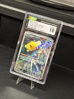 CGC 10 GEM MINT Misty's Psyduck 071/063 AR Art Rare Heat Wave Arena sv9a Pokemon - Image 3