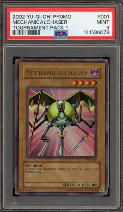 Yu-Gi-Oh! Mechanicalchaser Tournament Pk. 1 Ultra Rare Promo TP1-001 PSA 9 Mint - Image 1