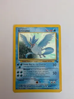 Articuno - 2/62 - Holo Rare - Unlimited Edition Pokemon Fossil - Image 1