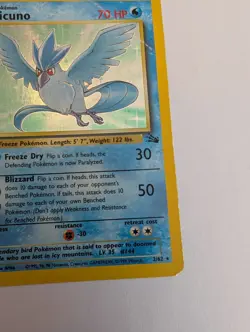 Articuno - 2/62 - Holo Rare - Unlimited Edition Pokemon Fossil - Image 4