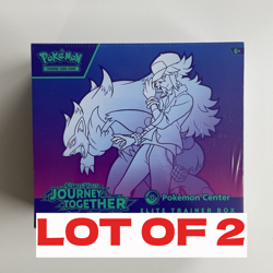 LOT OF 2! Pokemon Center Scarlet & Violet Journey Together Elite Trainer Box ETB - Image 1