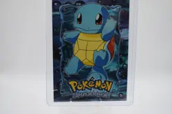 Squirtle #07 E7 of 12 Evolution Card TOPPS Black Logo NM - Image 1