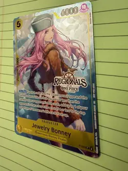 Jewelry Bonney P-085 Promo Regionals Textured Chase One Piece Card English OPTCG - Image 2