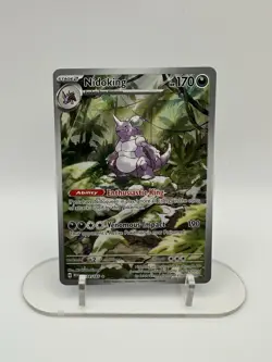 Pokemon TCG Nidoking Scarlet & Violet 151 Illustration Rare Card 174/165 - Image 1