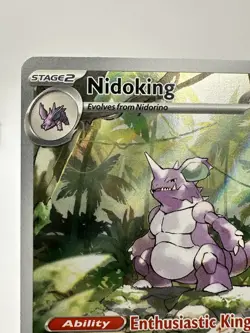 Pokemon TCG Nidoking Scarlet & Violet 151 Illustration Rare Card 174/165 - Image 3