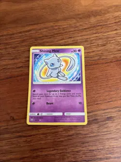 Pokemon TCG Shining Mew Holo Rare Card 40/73 Shining Legends - Image 1