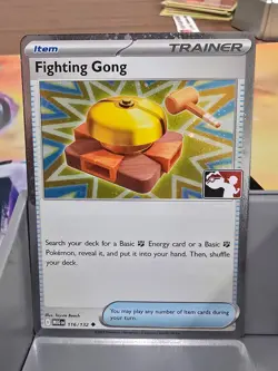 Fighting Gong Holo Pokemon Prize Pack Series 8 Promo Pokemon Card NM - Image 1