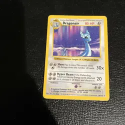 Pokemon TCG Dragonair Base Set 18/102 Rare Shadowless Card - Image 1