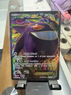 Pokemon TCG Gengar EX Full Art Ultra Rare Card 114/119 Phantom Forces 2014 - Image 1