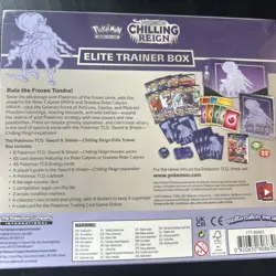 Pokemon TCG Chilling Reign Blue ETB Elite Trainer Box Ice Rider Calyrex Sealed✅ - Image 2