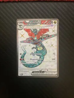 Pokemon TCG Dragapult ex 200/167 Twilight Masquerade Full Art Ultra Rare Holo NM - Image 1