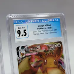 Pokemon CGC 9.5 GMint Eevee VMAX Black Star Promo SWSH087 Lot Shining Fates TCG - Image 3